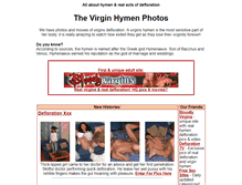 Tablet Screenshot of defloration-pics.com